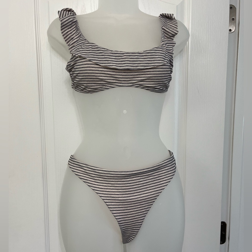 Eberjey Striped Bikini